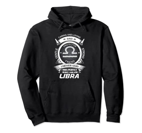 Divertido Libra Zodiac Dad Sudadera con Capucha