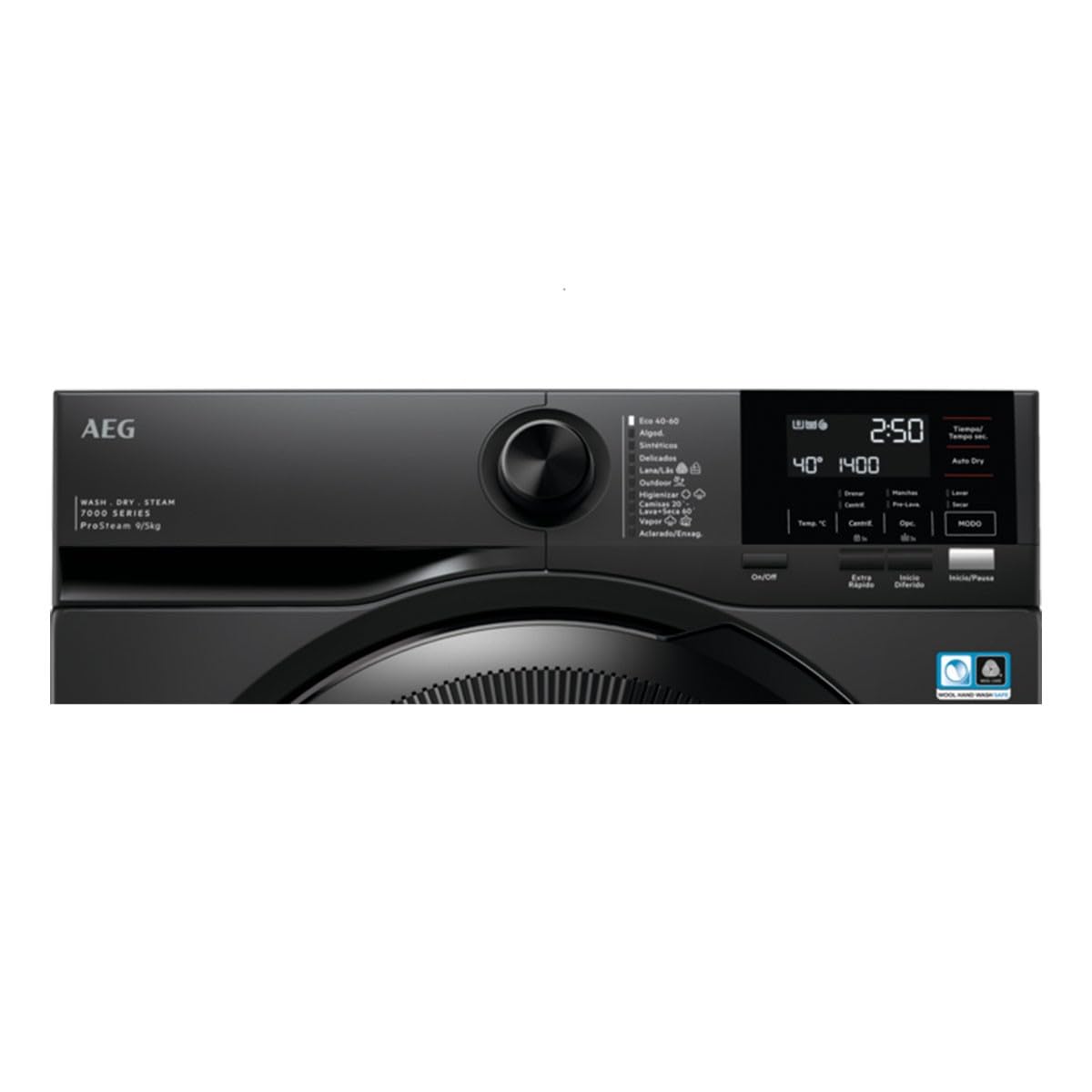 Lavasecadora AEG LWR7196U4B Dark SIlver 9/5Kg 1600