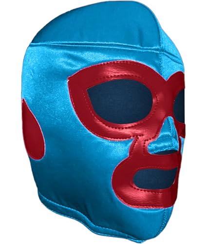 Del Mex Lycra Lucha Libre Adult Luchador Mexican Wrestling Mask Costume (Nacho Libre)