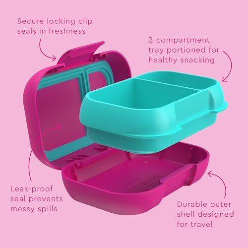 Image of Bentgo Kids Snack Leak-Proof 2 Compartment Bento-Style Container