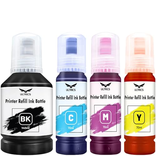 Multipack Printer Refill Ink, Universal Bulk Refillable Printer Ink Kit for Refilling Ink Cartridges and CISS Systems Compatible with Epson Canon Brother Dell HP - 4 Pack, BK 140ml, C M Y 70ml Each Multipack Printer Refill Ink, Universal Bulk Refillable Printer Ink Kit for Refilling Ink Cartridges and CISS Systems Compatible with Epson Canon Brother Dell HP - 4 Pack, BK 140ml, C M Y 70ml Each