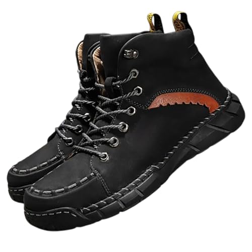 Vilobel Mens Slip on Shoes, Men's Orthopedic Safety Work Shoes, Waterproof, Lightweight, Shock Absorption, Non-Slip