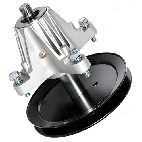 TENGMUJX 618-06989 918-06989 Spindle Assembly Fit for 46 inch Craftsman T135 T140 T150 T1500 T1600 T1700 T1900 MTD Troy Bilt TB46 Bronco Horse XP Huskee LT 4600 46' Lawn Mower Deck