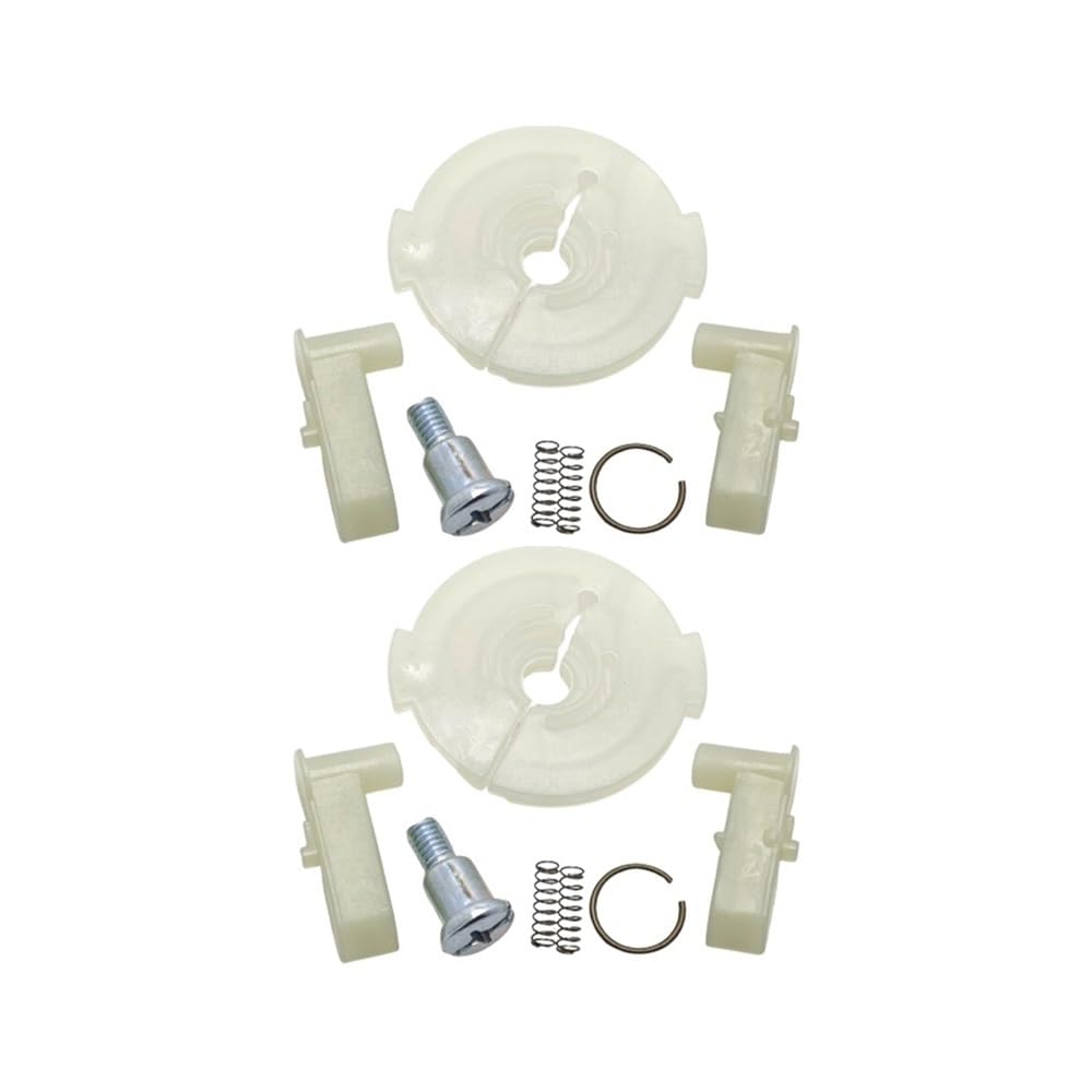 Juego de 2 Unidades de Kit de Retorno de fricción con guía de trinquete de Arranque de Retroceso Compatible con Motor de cortacésped GX120 GX160 GX200, Herramienta de Repuesto