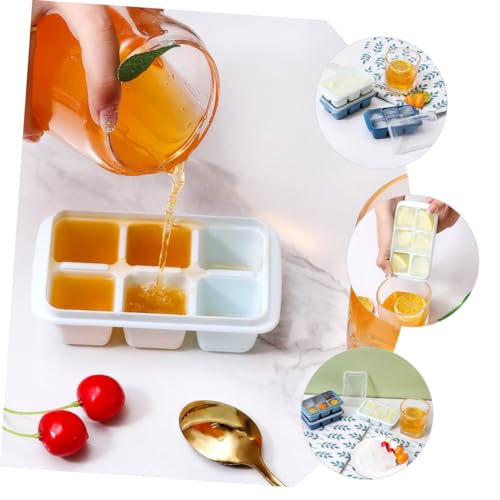 Cubeteras de hielo DECHOUS 3 piezas con tapa miniatura 4