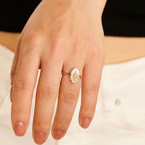 Simple Wave Lace Ring Women's Personalized Vintage Court Style Ring, Gold Rings for Women，Promise Rings for Her2