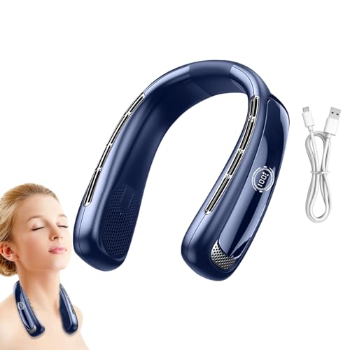 Ventilador Personal Portátil, Ventilador de Cuello Aire Acondicionado | Ventilador Portátil Personalizado - Diseño de Auriculares Nevera Frigorífico, Ventilador sin aspas, Enfriamiento, Ventilador de Ventilador Personal Portátil, Ventilador de Cuello Aire Acondicionado | Ventilador Portátil Personalizado - Diseño de Auriculares Nevera Frigorífico, Ventilador sin aspas, Enfriamiento, Ventilador de