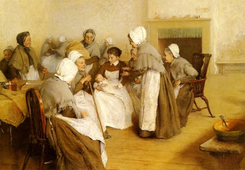 Impression d'affiches Toile Le Nouveau Bébé pour créer un salon chaleureux et élégant