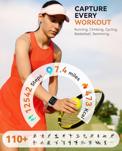 Image of Smart Watch for Women Men- Answer /Make Call, 2025 IP68 Waterproof Fitness Step Sleep Tracker Watch with Monitor Activity Counter Smartwatch for Andriod iPhone iOS Samsung Compatible