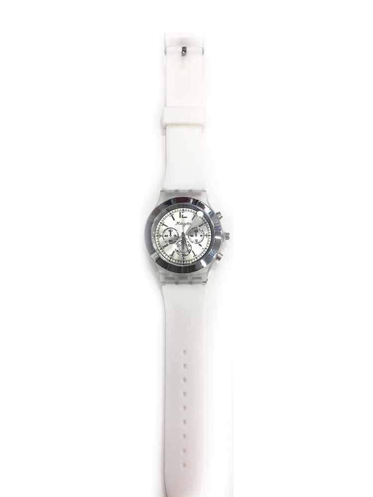 RICEVI 1 OROLOGIO PER DETENUTO, DIETRO TRASPARENTE IDONEO CARCERE AMMESSO PENITENZIARIO, BIANCO NERO ROSSO ARANCIO E ALTRI OMAGGIO PORTACHIAVI E BATTERIA SOSTITUTIVA OROLOGIO altro (art 2 bianco)