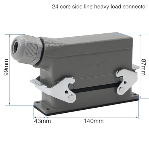 Conector Heavy Duty TACDJKS 24 pines 16A 500V miniatura 3