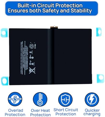 A1664 Battery Compatible with iPad Pro 9.7 2016 Edition A1673 A1664 A1674 A1675 3.82V 7306mAh 27.91Whr with Installation Tools — 사진 5