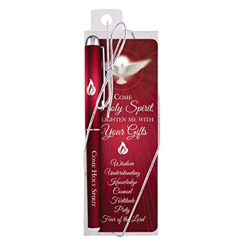 Autom Come Holy Spirit Pen and Bookmark Gift Set, 5 1/2 Inch