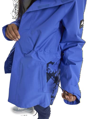 Burton Jaqueta de chuva feminina padrão Veridry 2L, azul Amparo/azul Amparo, médio