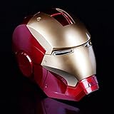 【Caratteristiche del casco】 Gli occhi possono brillare. C'è un pulsante sulla bocca del casco, premi il pulsante della bocca per far scorrere la maschera verso l'alto e farlo scorrere verso il basso per rimetterla insieme. Questo rende il tuo Cosplay più interessante!
