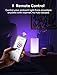 meross Smart Table Lamp, Bedside Lamp, Compatible with Apple HomeKit, Siri, Amazon Alexa and SmartThings, Tunable White and Multi-Color, Touch Control, Voice and App Control