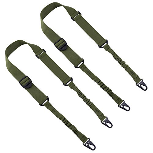Boosteady 2 Point Sling, Adjustable Strap Multi Use Gun Sling For Outdoor Sports, Hunting - Bundle Pack Of 2 Updated Version #TOP1