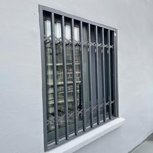 Metalowe składane drążki zabezpieczające do okien z zamkiem – zwiększenie bezpieczeństwa w domu i zabezpieczenie przed dziećmi do okien piwnicy