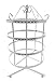 4 Tiers Antique Silver Rotating 92 pairs Earring Holder ~Necklace Organizer Stand ~ Jewelry Stand Display Rack Towers
