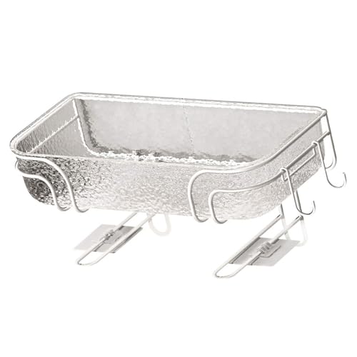 Étagère d'angle de douche robuste à fixation adhésive puissante - 7