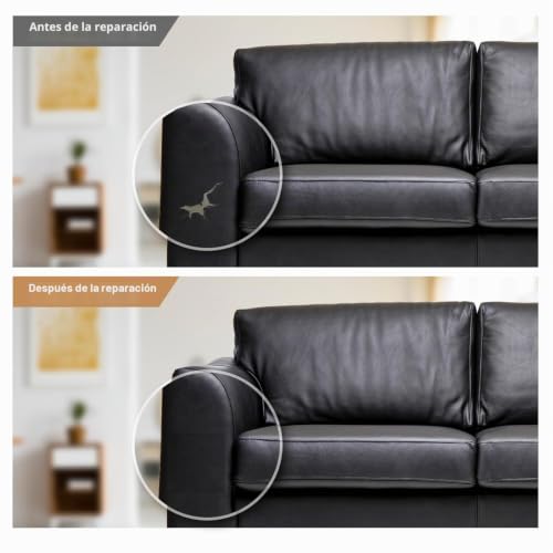 Miniatura 7 de Cuero Adhesivo Parches, 20 X 100cm Reparación De Cuero Parches, Parche De Reparación Autoadhesivo Para Tapizar Para Sofá, Asientos De Automóviles, Muebles, Cabecera. Negro