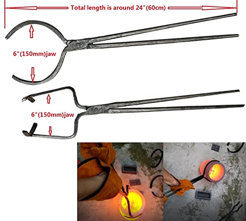 16 Kg Gas Metal Melting Furnace Foundry Pouring And Lifting Tongs Casting Tools 2 Crucibles Copper #TOP3
