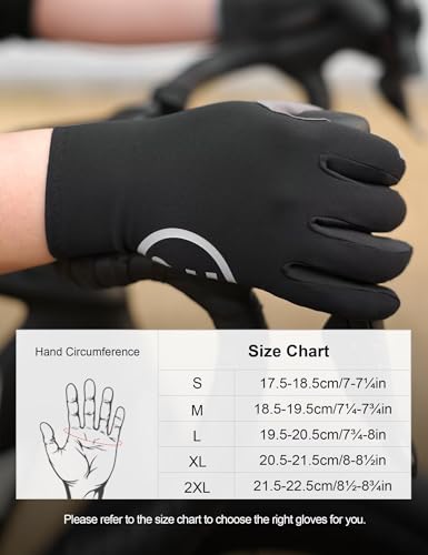 image for INBIKE Breathable Bike Gloves for Men Women, Full Finger Gel Pad Cycli