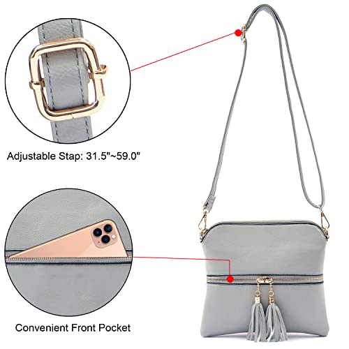 Image of Qiyuer Slouchy Handbag for Women Shoulder Bag Hobo Purse Wallet Set 3pcs | Curved Lines, Dual-use Crossbody /Shoulder, Soft PU Vegan Leather, Divided Compartments, Versatile Roomy for Daily & Work