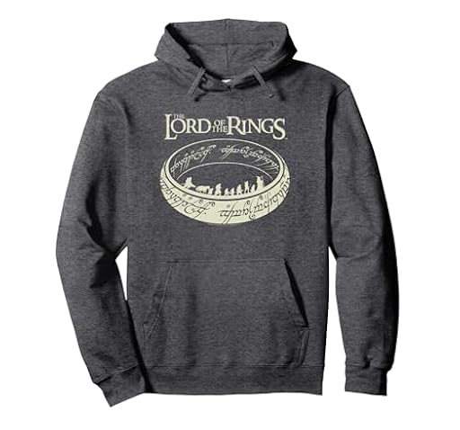 The Lord of the Rings The Journey Ring Sudadera con Capucha, Unisex para adultos, Jaspeado Oscuro, M | Ya disponible en tu tienda friki favorita! En mundofriki.es!