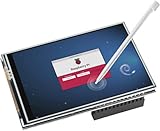 Ventilateur de refroidissement : l'écran tactile est équipé d'un ventilateur intégré afin que le Raspberry Pi ne chauffe pas trop. Une colonne en laiton peut être installée pour empêcher l'écran de basculer.