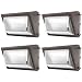 Sunco Lighting 4 Pack 80W LED Wall Pack, Daylight 5000K, 7600 LM, HID Replacement, IP65, 120-277V, Bright Consistent Commercial Outdoor Security Lighting - ETL, DLC Listed