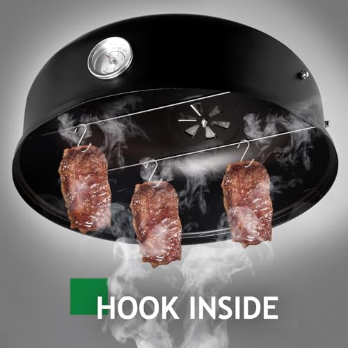 Outvita Vertical 18.5 Inch Steel Charcoal Smoker thumb #4