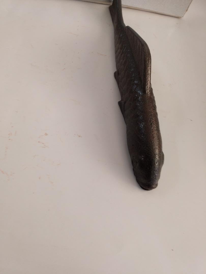 Amazon.co.jp: 鉄器 魚の文鎮 ペーパーウェイト さかな 魚 鉄 : 文房具
