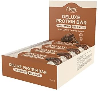 Clean Powders Deluxe Protein Bar 55 Gr 12 Adet - ÇİKOLATA-KARAMEL