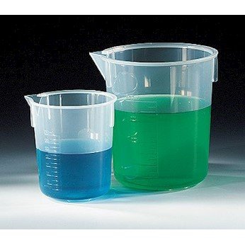 Cole-Parmer Beakers PP 1000 mL 5/pk 5-7/8"H x 4-3/4"OD