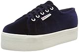 Obermaterial: Textil Superga Damen 2790-VELVETCHENILLEW Gymnastikschuhe, Blau (Blue 381), 40 EU