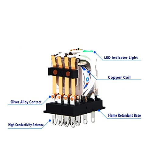 Relais de commande DC 12V MY2NJ pour remplacer vos interrupteurs - 4