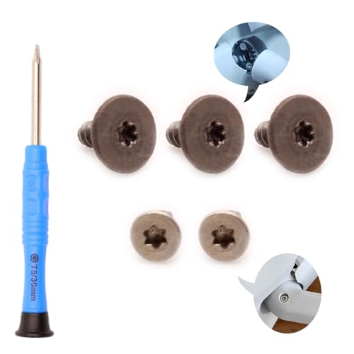 iMusk 5 viti Torx originali per cerniera pivot per droni DJI Mini 3/4 Pro (3 pezzi per fissaggio del corpo del drone e 2 pezzi per fissaggio del braccio anteriore), cacciavite T5 incluso iMusk 5 viti Torx originali per cerniera pivot per droni DJI Mini 3/4 Pro (3 pezzi per fissaggio del corpo del drone e 2 pezzi per fissaggio del braccio anteriore), cacciavite T5 incluso