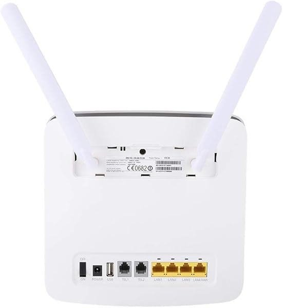 Router Wi Fi 4G LTE 300 Mbps Supporto 64 Router Wireless CPE per SIM Card 64 Utenti con Doppia Frequenza 2 4 Ghz 5 Ghz per 4G a Wifi Rete Cablata a Wifi Connessione Stabile per CasaViaggioUE