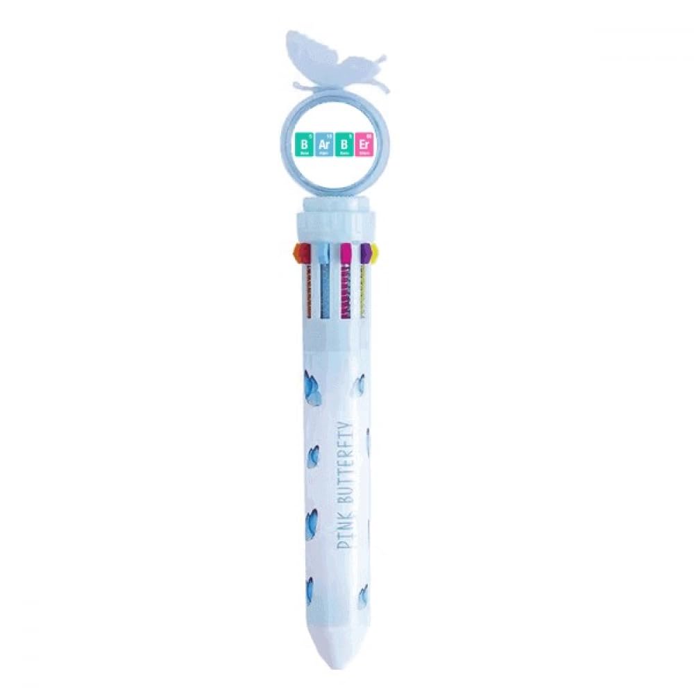 Stylo à bille rétractable multicolore Barber Checal Element Science fournitures scolaires - 4