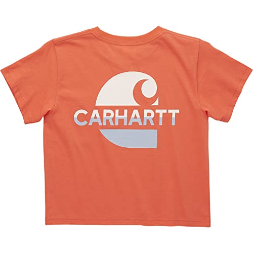 Image of Carhartt Girls Short-Sleeve Logo Stack T-shirtT-Shirt