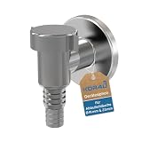 kör4u Sifone per apparecchi APS 1 DN 32, cromato, con apertura di manutenzione per acque reflue