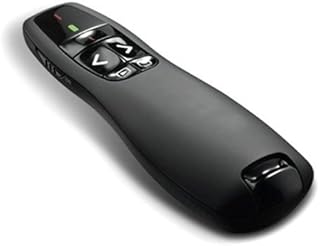 PPT指示棒 时尚无线笔红光演示器 USB接收器 遥控范围-30M 翻页笔会议/演义 黑 GPFATTRY (WLP-400)