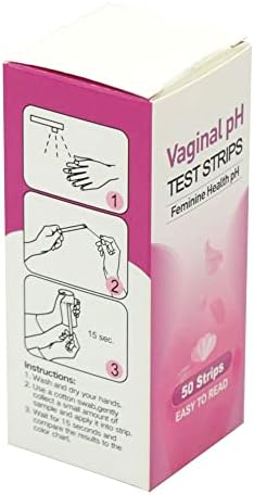Vaginal PH Test Strips for Women(50 Strips) Feminine pH Test for Vaginal Health,Vaginal pH Balance Test