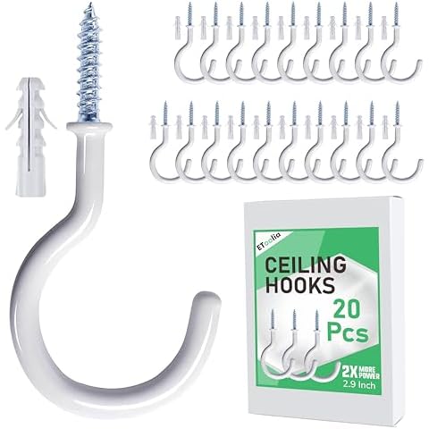 Etoolia Ceiling Hooks for Hanging Plants Cover