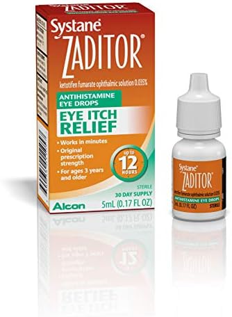 Zaditor Systane Eye Itch Relief Antihistamine Eye Drops, 5 mL
