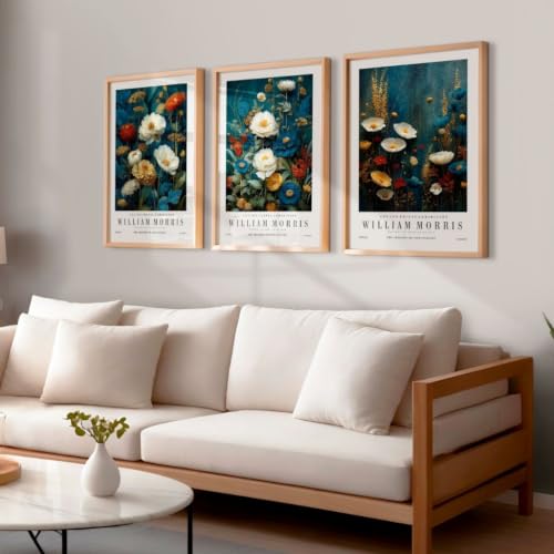 Affiches vintage florales William Morris pour habiller un mur vide sans encombrer l'espace