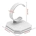 Misright Fashion Velvet C Design Jewelry Bracelet Bangle Watch Display Rack Stand Holder (White)