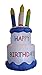 6 Foot Inflatable Happy Birthday Cake with Candles Yard Decoration