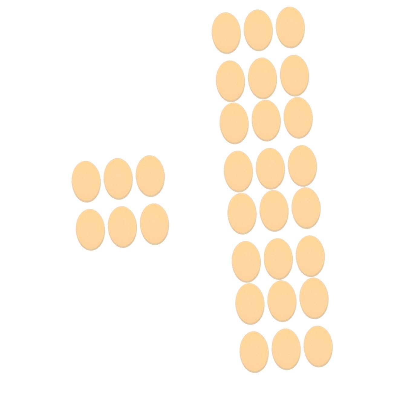 MAGICLULU 5 Set Di Spugne Per Il Trucco in Poliuretano Idrofilo Ovali Morbide Per Il Viso Per Lapplicazione Del Fondotinta Per Uso Bagnato O Asciutto 6 Pezzi*5